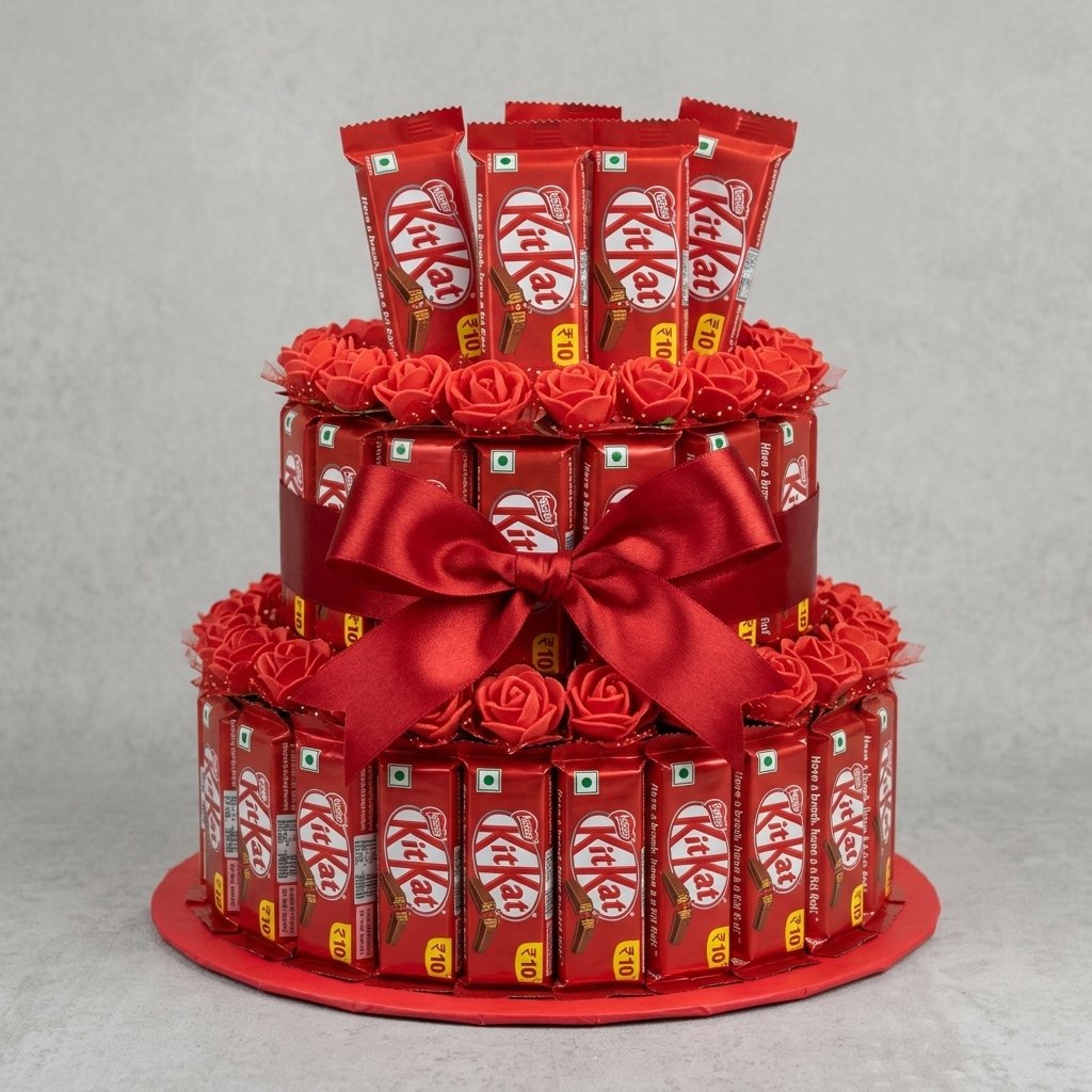 Chocolate Tower (KitKat Cake)