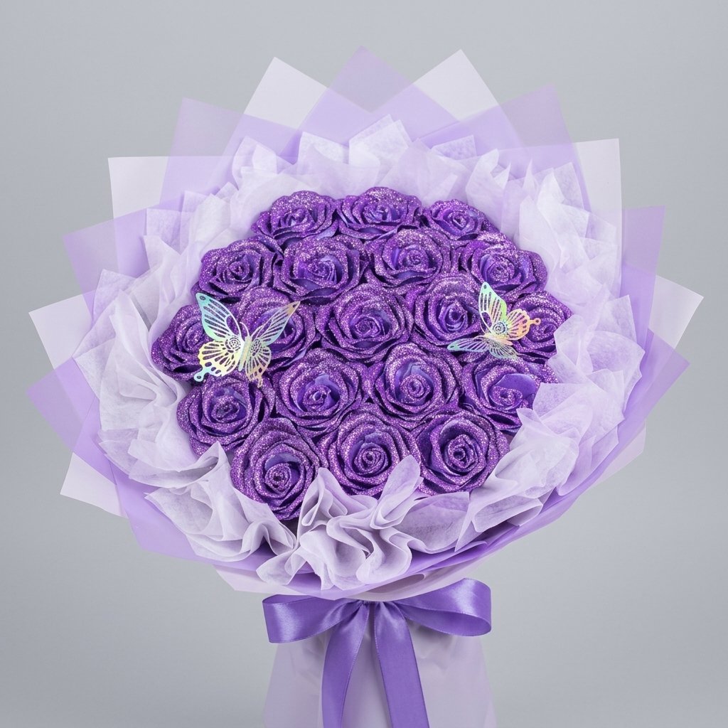 Glitter Roses Bouquet